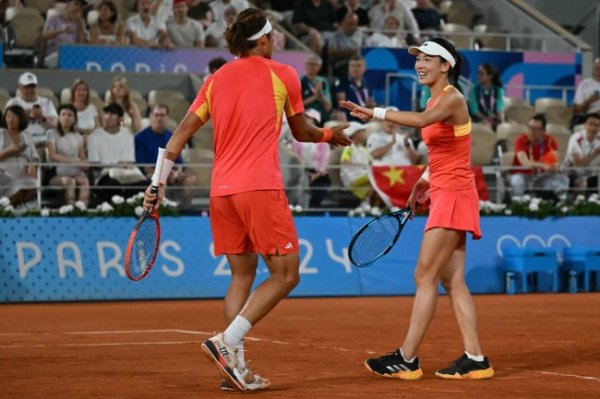 K彩平台最新登录 奥运网球王欣瑜张之臻混双2分之差摘银 创造历史