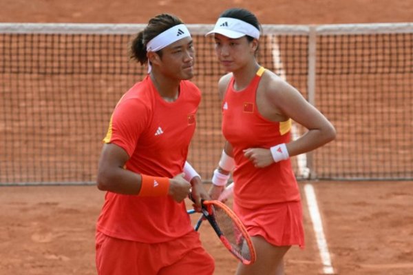 K彩娱乐 奥运会网球张之臻王欣瑜逆转闯入混双决赛创历史